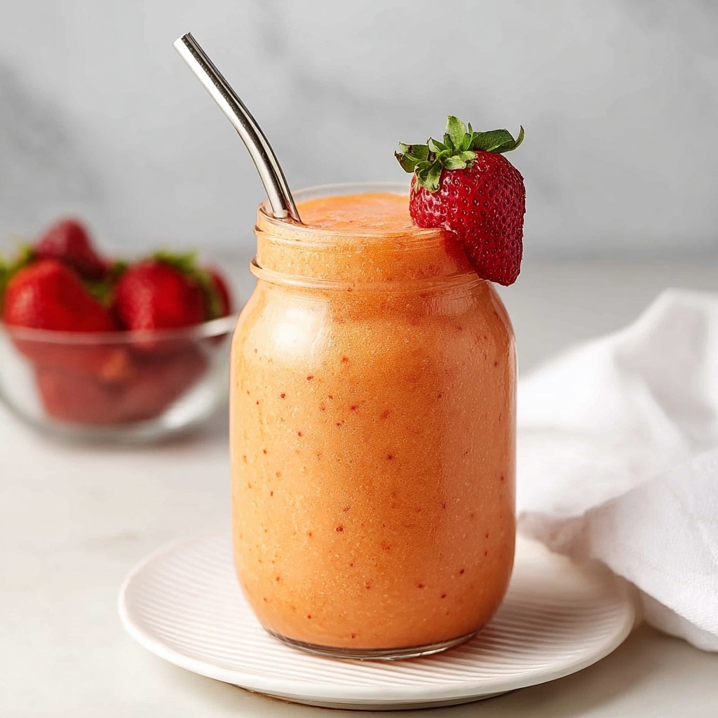 Strawberry Mango Smoothie Recipe - Recipe Image