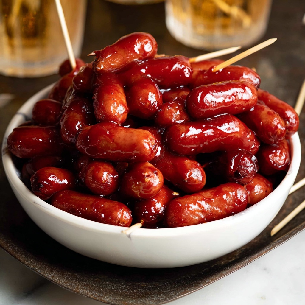 Little Smokies in Grape Jelly BBQ Sauce Recipe - Recipe Image