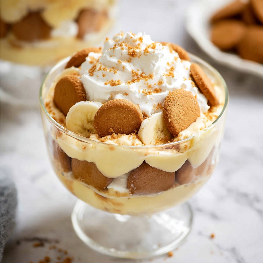Creamy Banana Pudding with Vanilla Wafers Recipe - Recipe Image