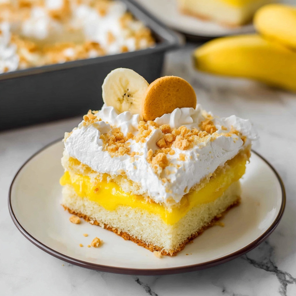 Banana Pudding Poke Cake Recipe - Recipe Image