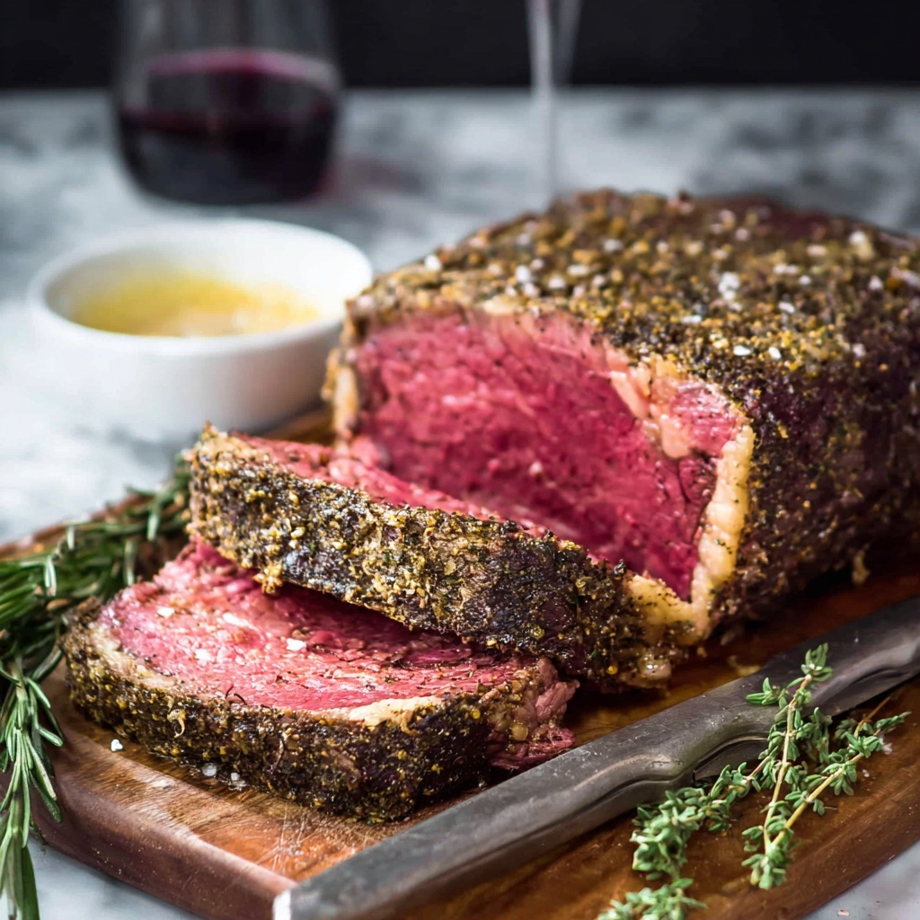 Garlic Butter Prime Rib Recipe - Recipe Image