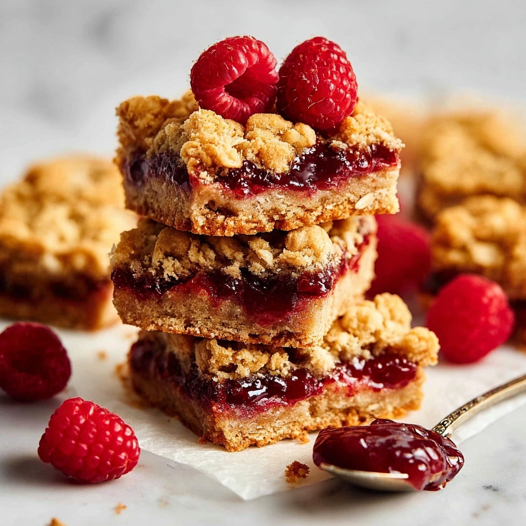 Easiest Ever Raspberry Jam Bars Recipe - Recipe Image