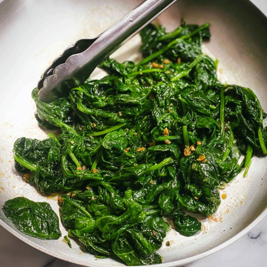 Garlic Sautéed Spinach Recipe - Recipe Image