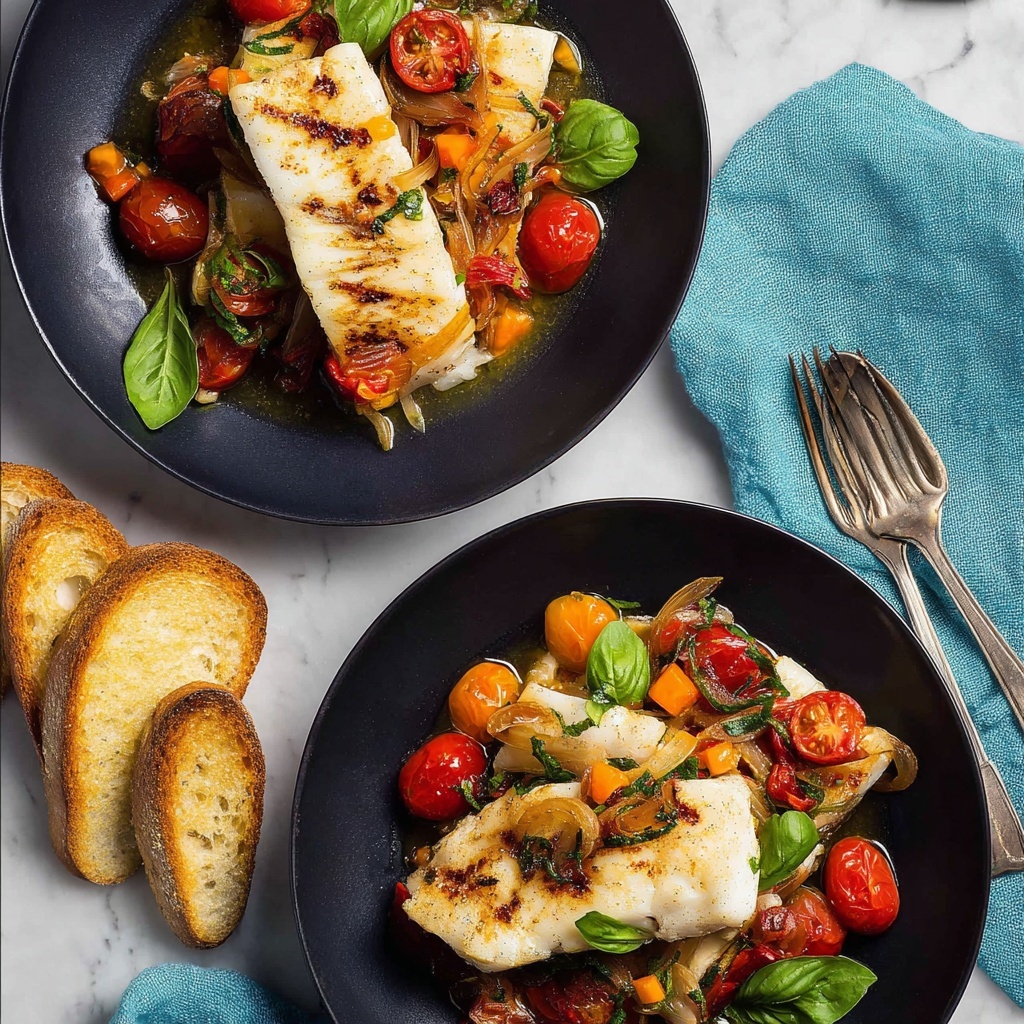 Acqua Pazza - Italian Poached Fish Recipe - Recipe Image