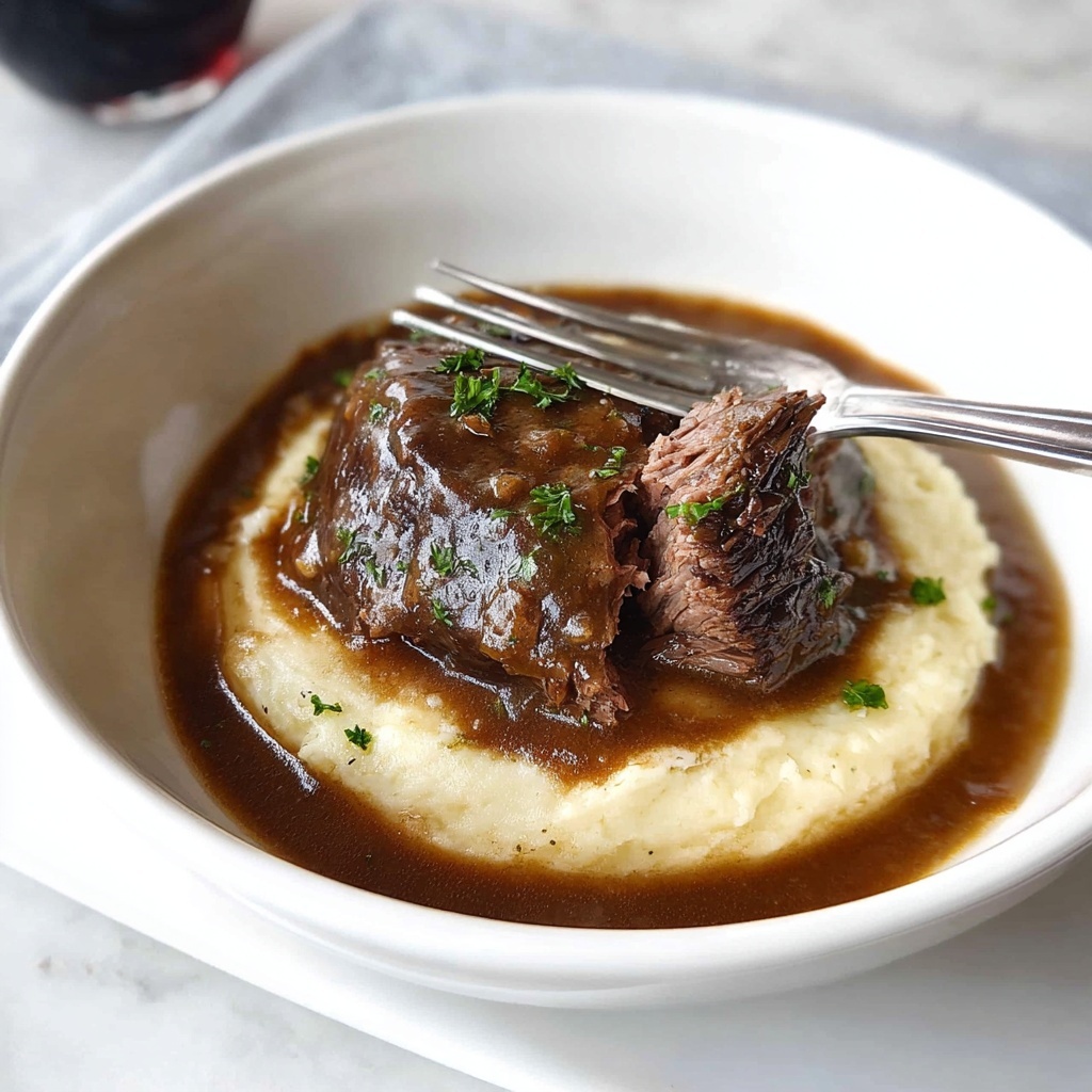 Slow Cooker Beef Cheeks in Red Wine with Vegetables Recipe - Recipe Image