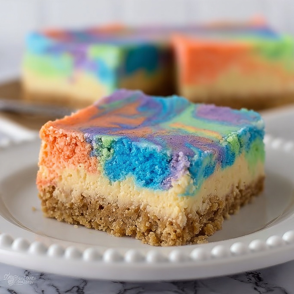Tie Dye Cheesecake Recipe - Recipe Image