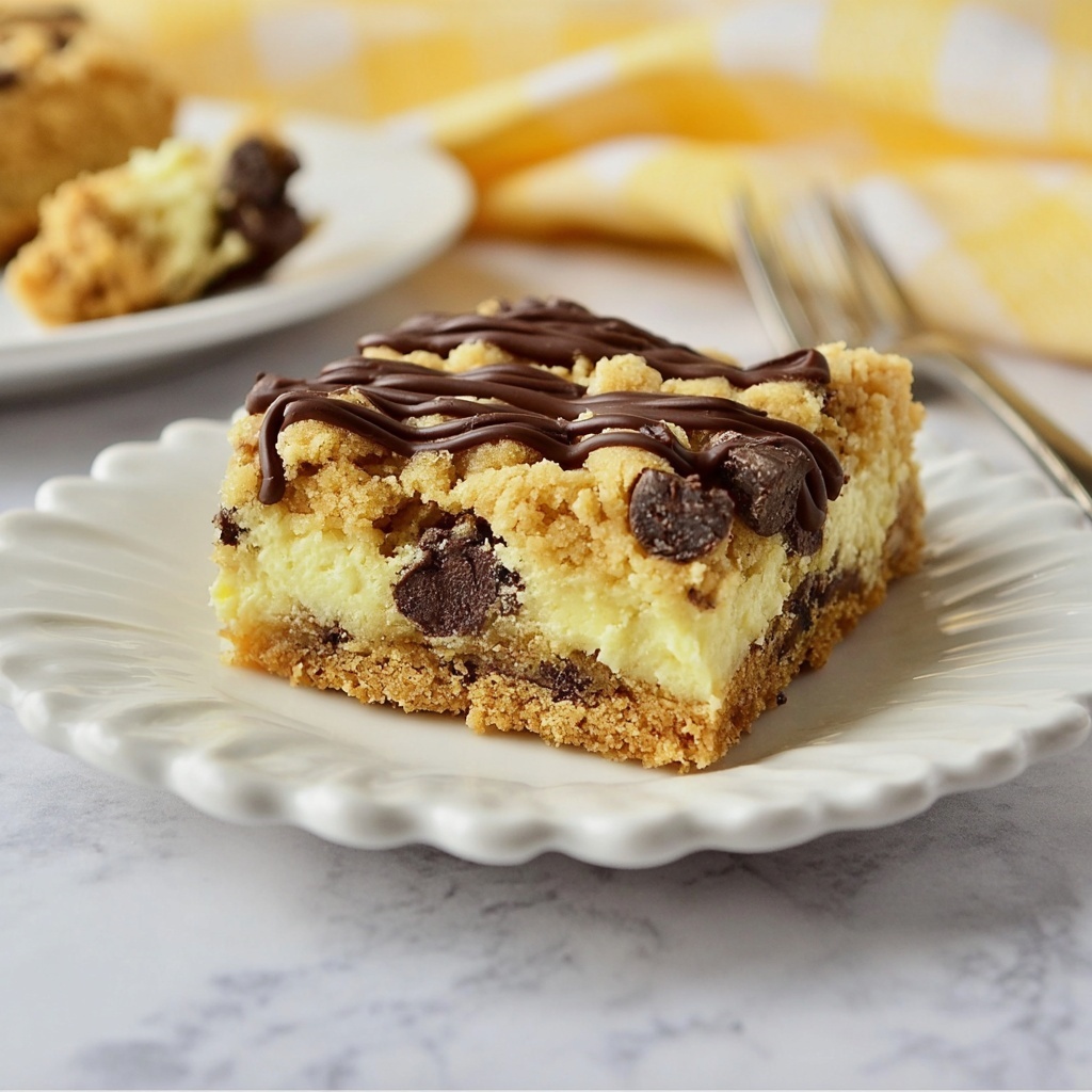Chocolate Chip Cheesecake Bars Recipe - Recipe Image