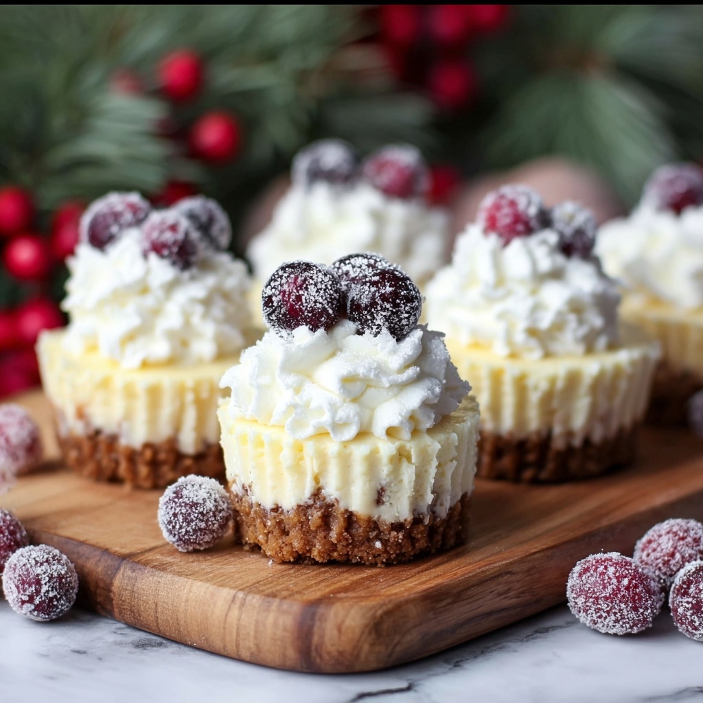 Sugared Cranberry Cheesecake Bites Recipe - Recipe Image