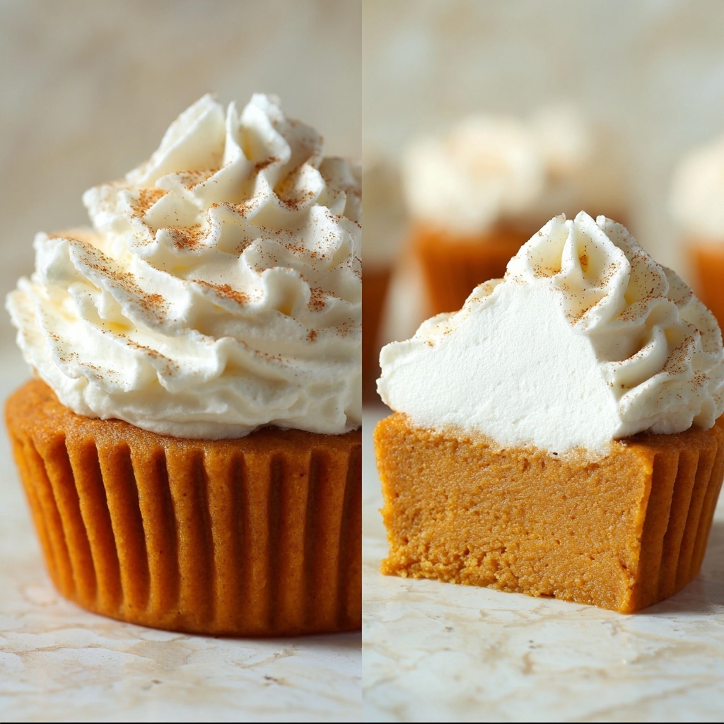 Pumpkin Pie Cupcakes Recipe - Recipe Image