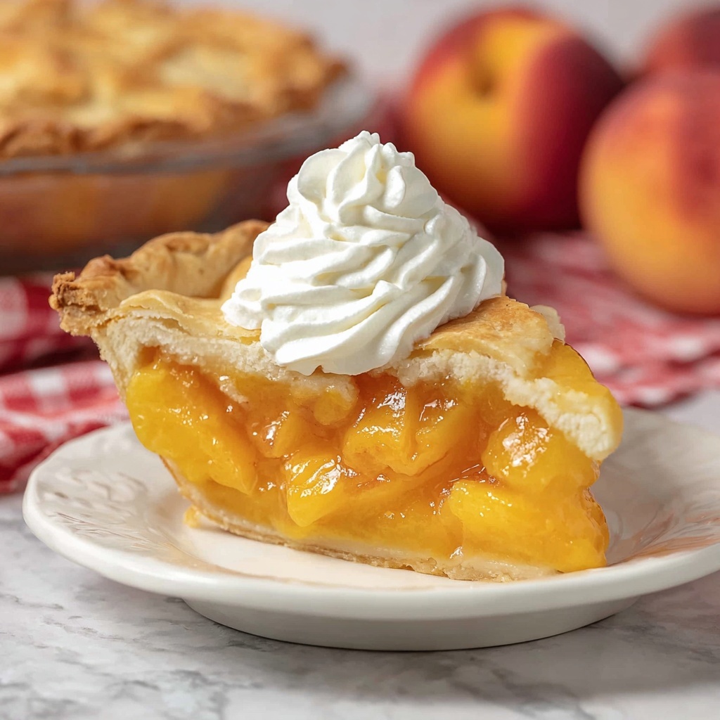 Easy Peach Pie Recipe - Recipe Image