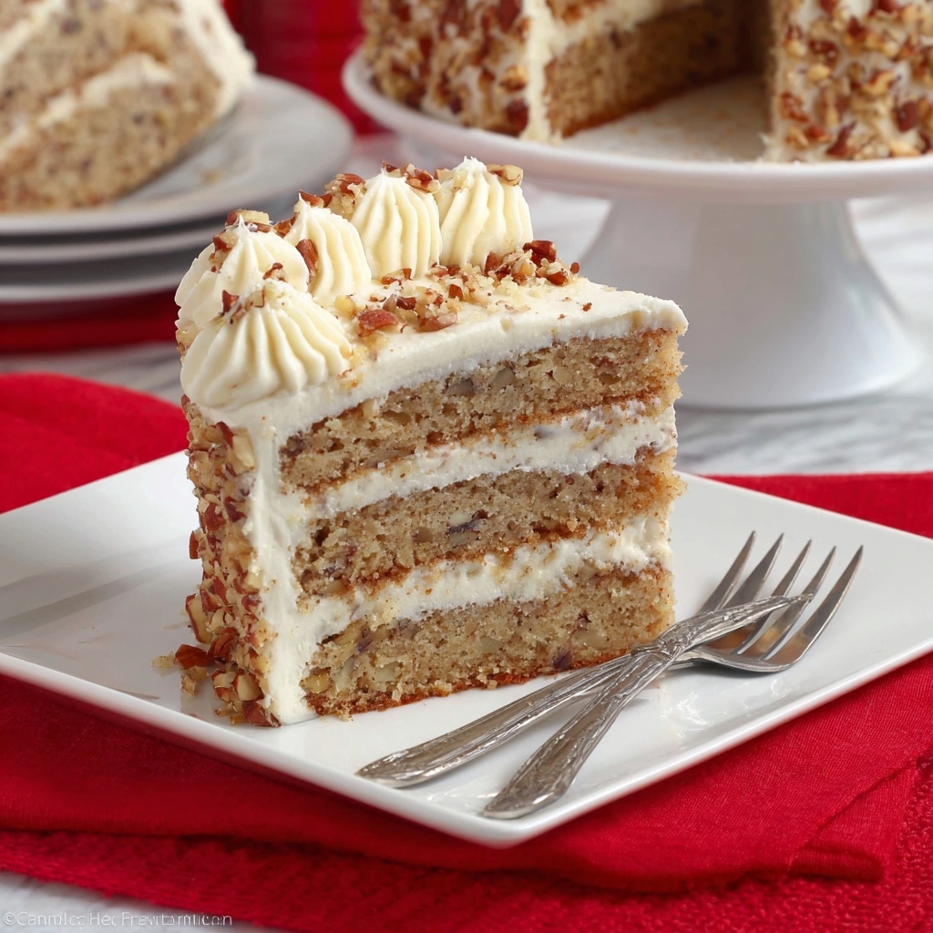 Brown Butter Pecan Cake Recipe - Recipe Image