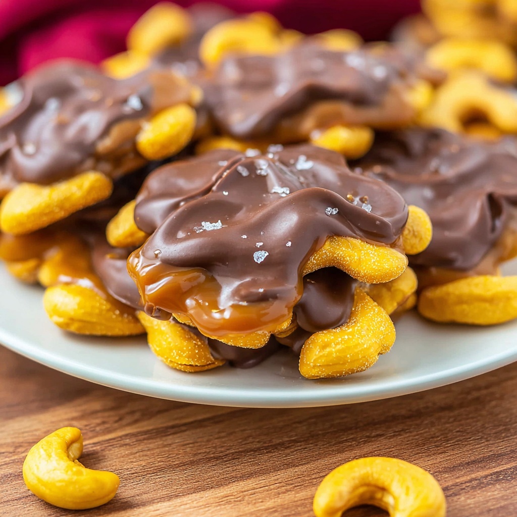 Caramel Cashew Clusters Recipe - Recipe Image