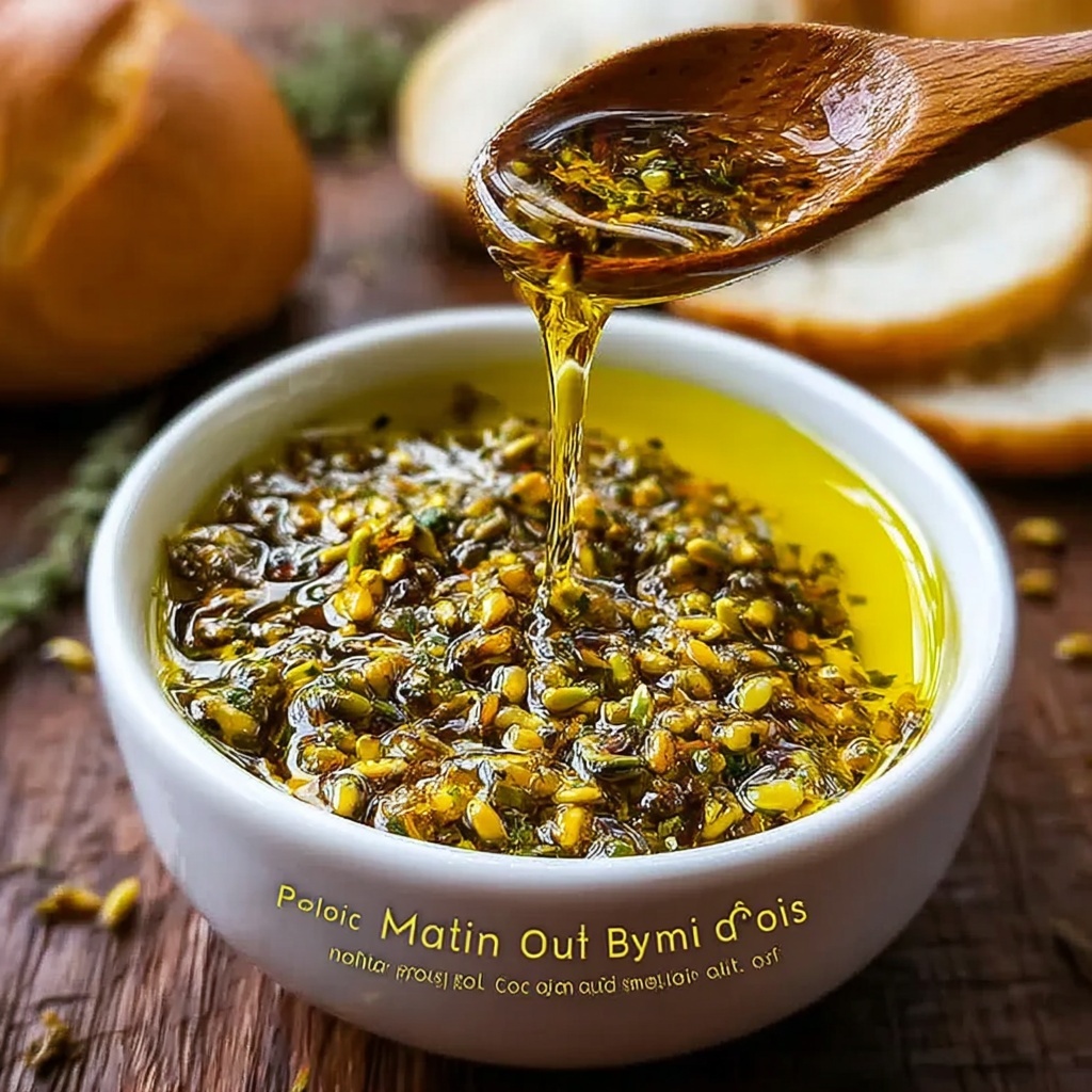 Irresistibly Easy Olive Oil Dip with Warm Bread Bliss Recipe - Recipe Image