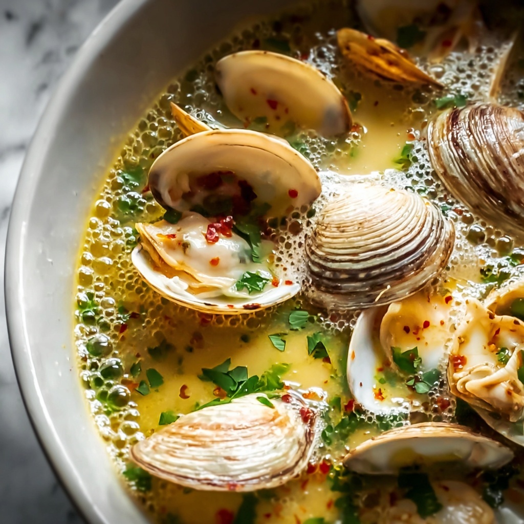 Tropical Coconut Broth Clams with Lemongrass Delight Recipe - Recipe Image