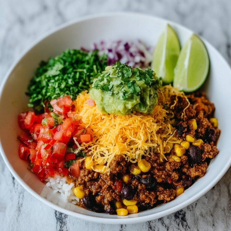 Spicy Mexican Taco Rice Bowl Recipe