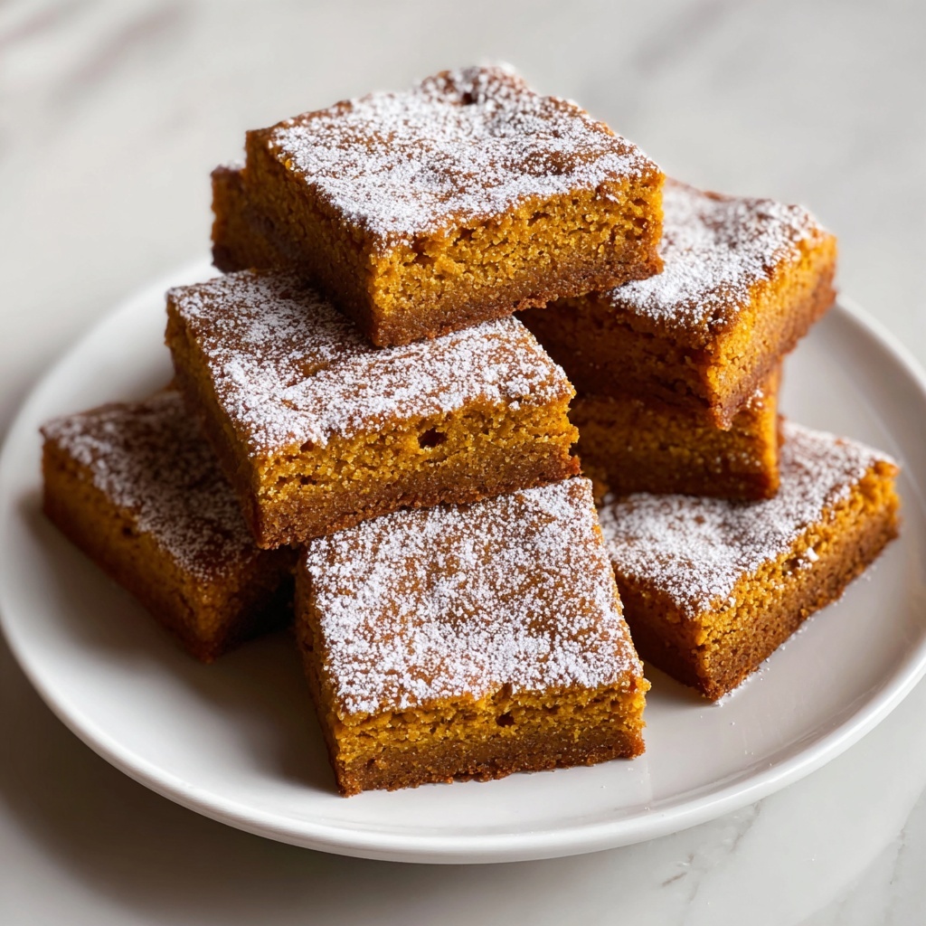 Pumpkin Snickerdoodle Blondies Recipe - Recipe Image