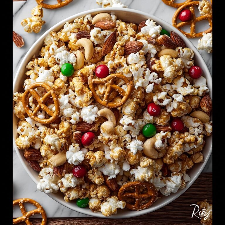 Homemade Caramel Snack Mix Recipe
