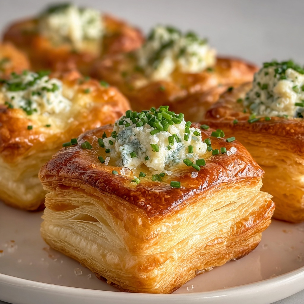 Herb & Cheese Stuffed Puff Pastry Bites Recipe - Recipe Image