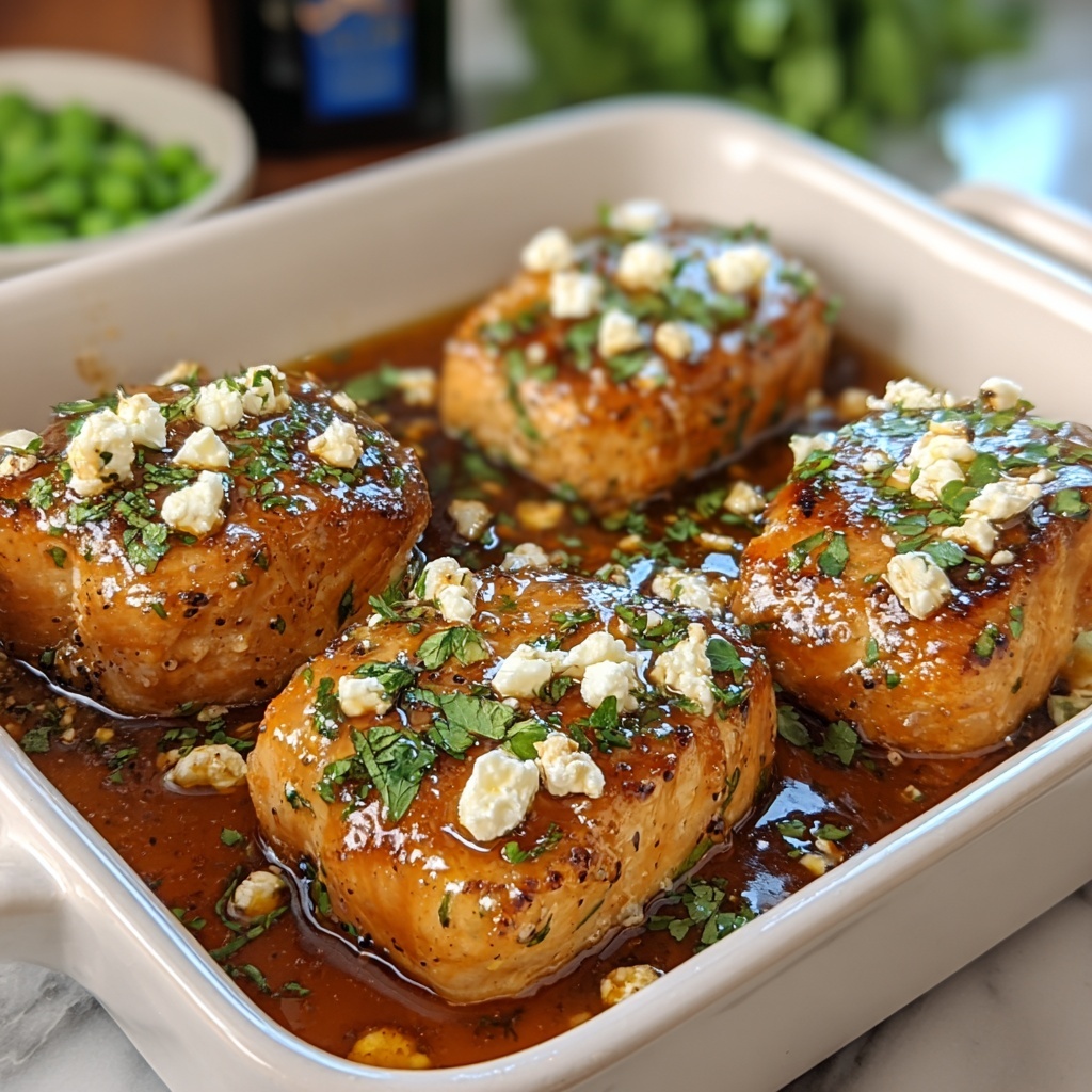 Hot Honey Feta Chicken Recipe - Recipe Image