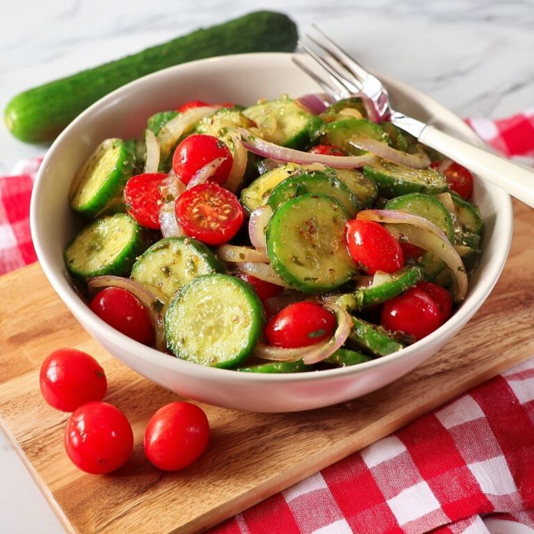 Cucumber Tomato Salad with Balsamic Vinaigrette and Parmesan Recipe