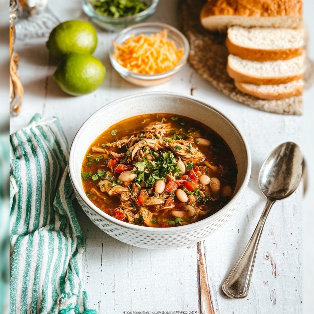 Instant Pot Chili Lime Chicken Soup Recipe - Recipe Image