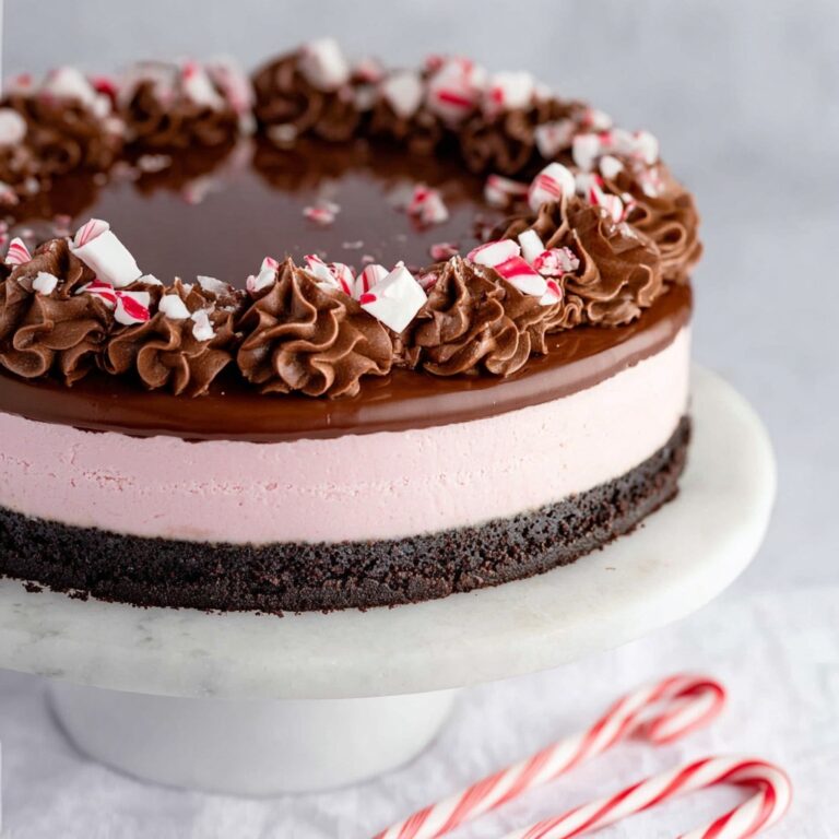 No Bake Peppermint Cheesecake Recipe