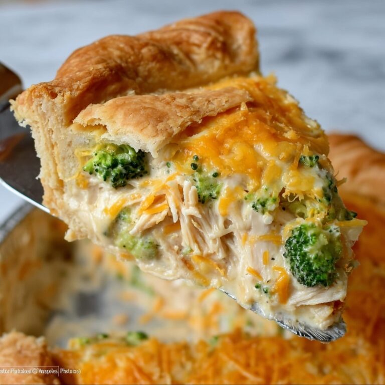 Chicken and Broccoli Crescent Roll Ring Recipe