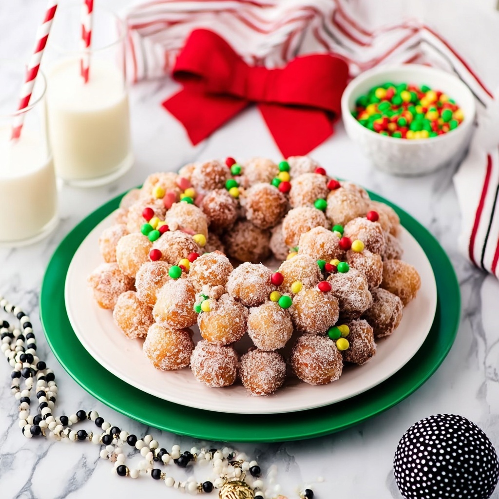Christmas Donut Wreath Recipe - Recipe Image