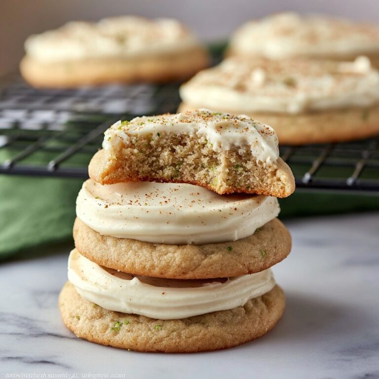 Zucchini Cookies with Cream Cheese Frosting Recipe