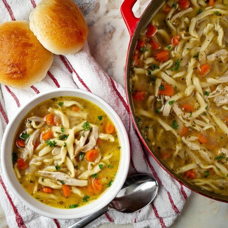 Homemade Chicken Noodle Soup Recipe