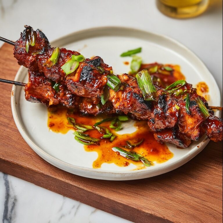 Sweet and Spicy Chicken Skewers Recipe