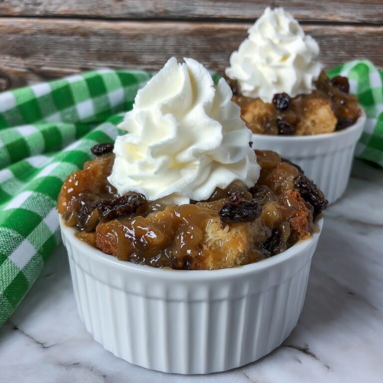 Irish Bread Pudding with Whiskey Sauce Recipe