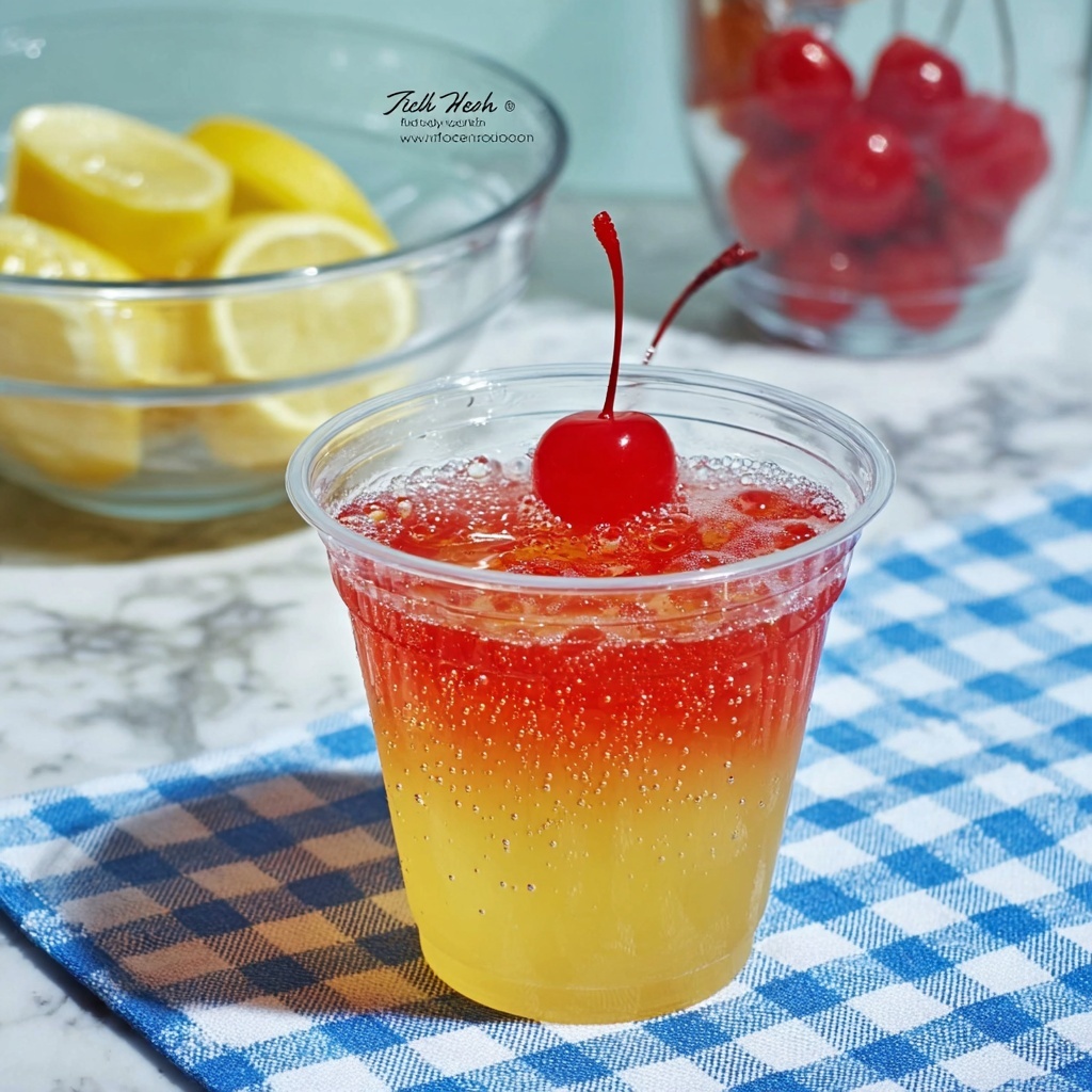 Pineapple Upside Down Cake Shots Recipe - Recipe Image