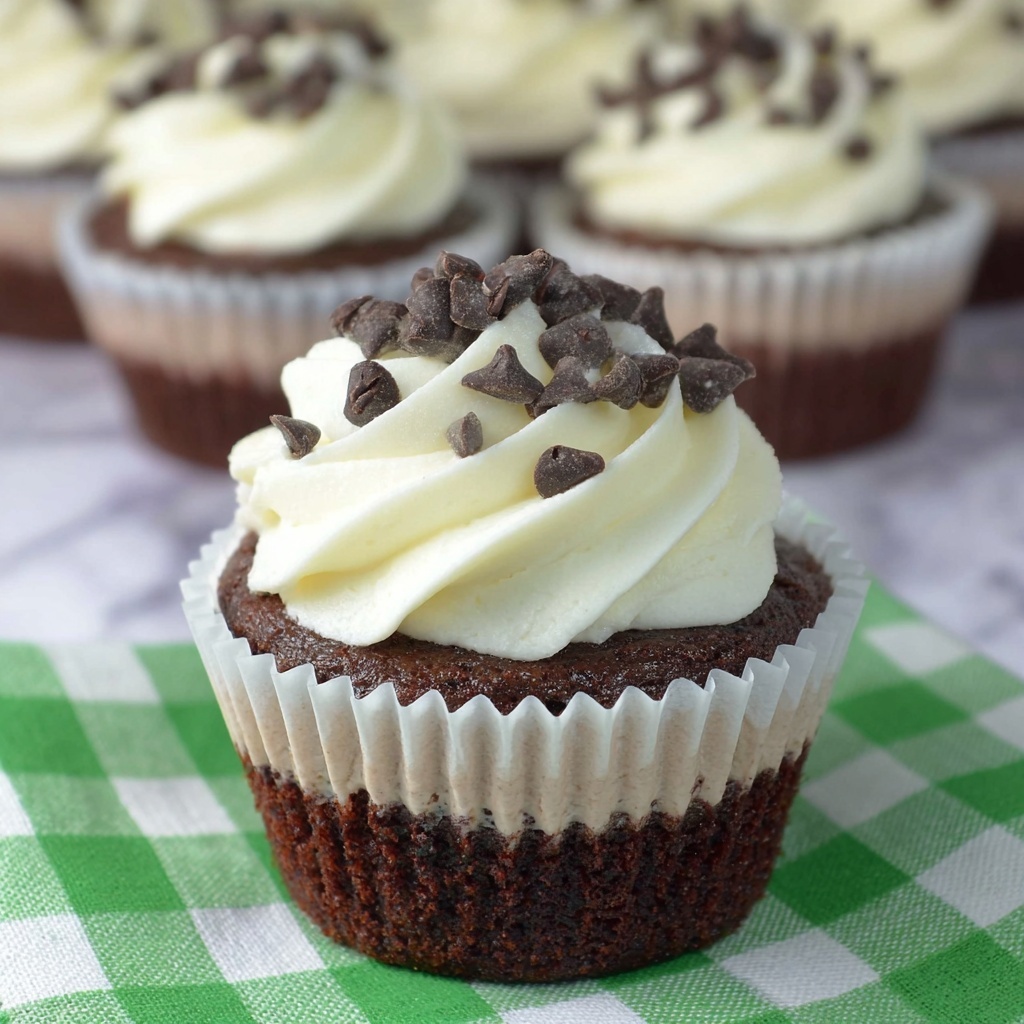 Mini Chocolate Mousse Cheesecake Recipe - Recipe Image