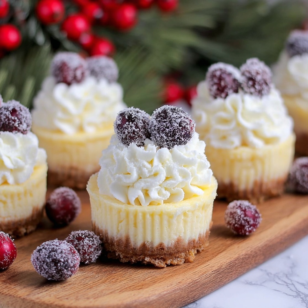 Sugared Cranberry Cheesecake Bites Recipe - Recipe Image