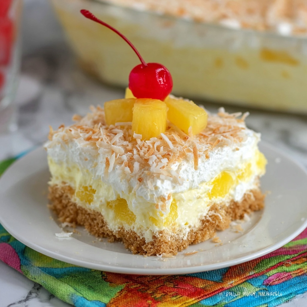 No-Bake Pineapple Dream Dessert Recipe - Recipe Image