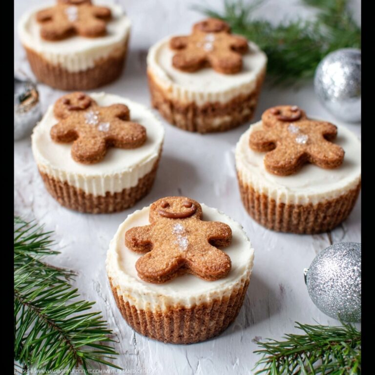 Mini Gingerbread Cheesecakes Recipe