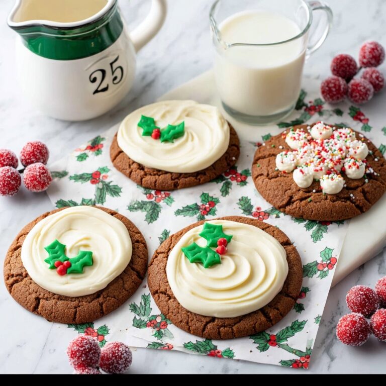 Gingerbread Cookies with Cream Cheese Frosting Recipe