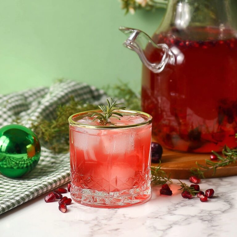Holiday Cranberry Pomegranate Punch Recipe
