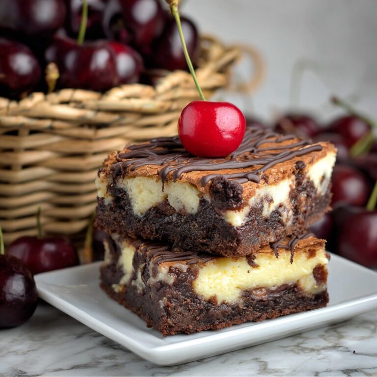 Cherry Pie Brownie Cheesecake Bars Recipe