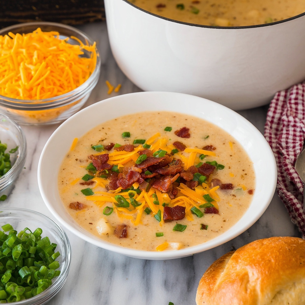 Creamy Bacon Potato Soup Recipe - Recipe Image