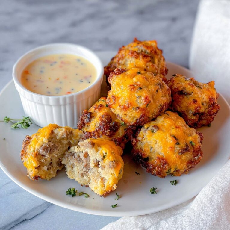 Cheddar Sausage Balls Recipe