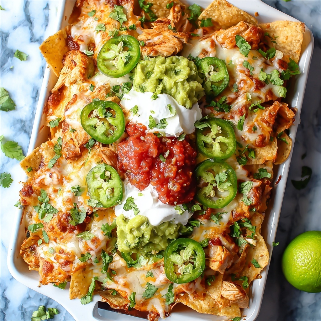 Sheet Pan Chicken Fajita Nachos Recipe - Recipe Image