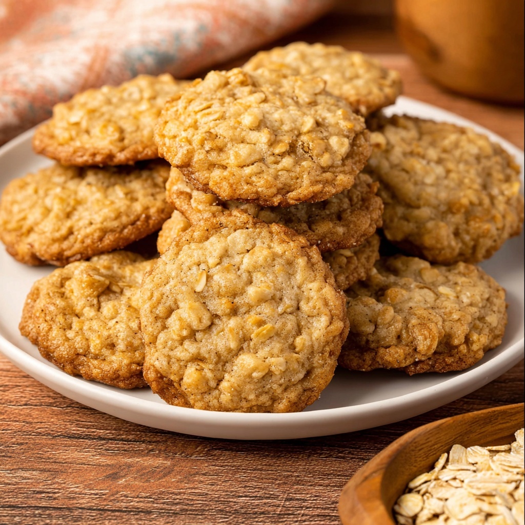 Soft Oatmeal Cookies Recipe - Recipe Image