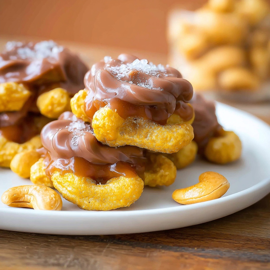 Caramel Cashew Clusters Recipe - Recipe Image