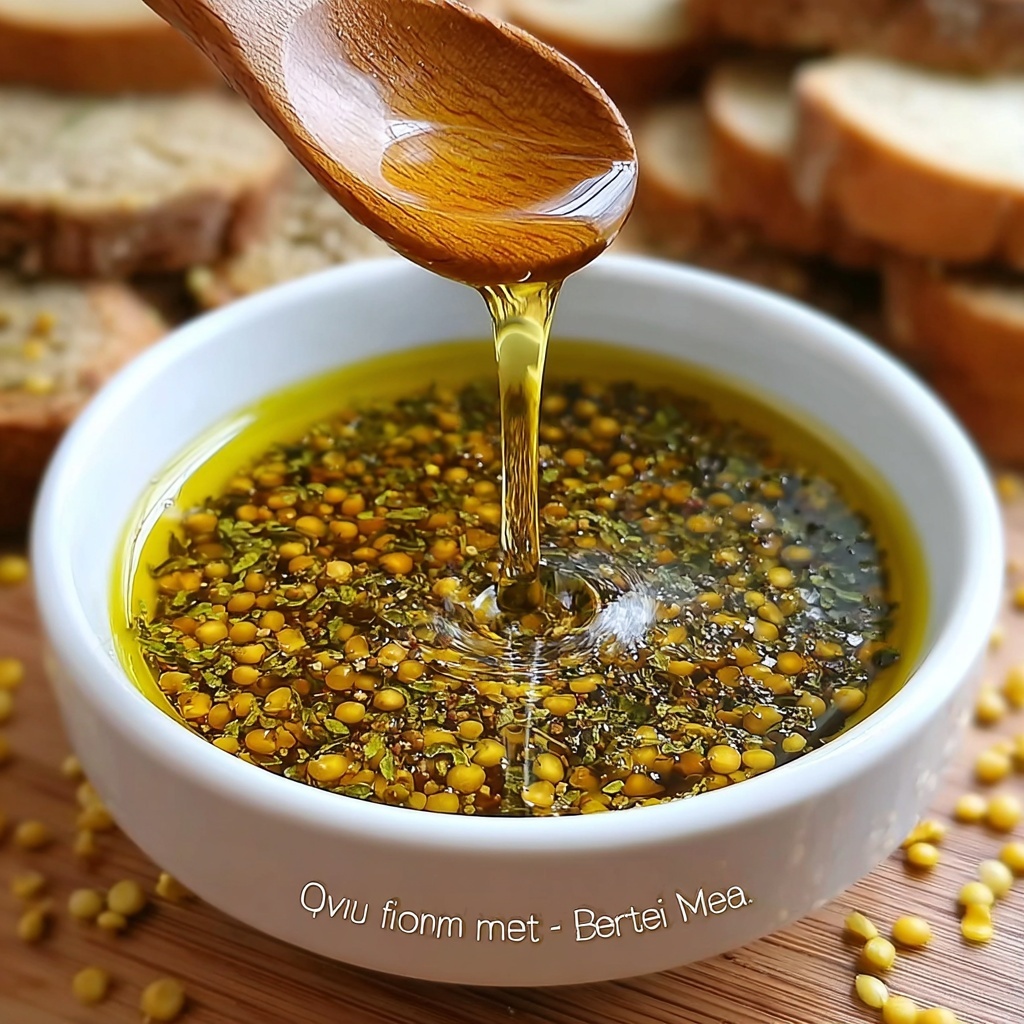 Irresistibly Easy Olive Oil Dip with Warm Bread Bliss Recipe - Recipe Image