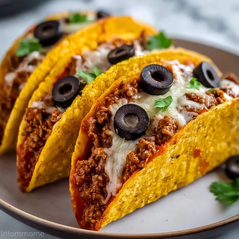 Savory Meat Lovers Pizza Tacos Recipe