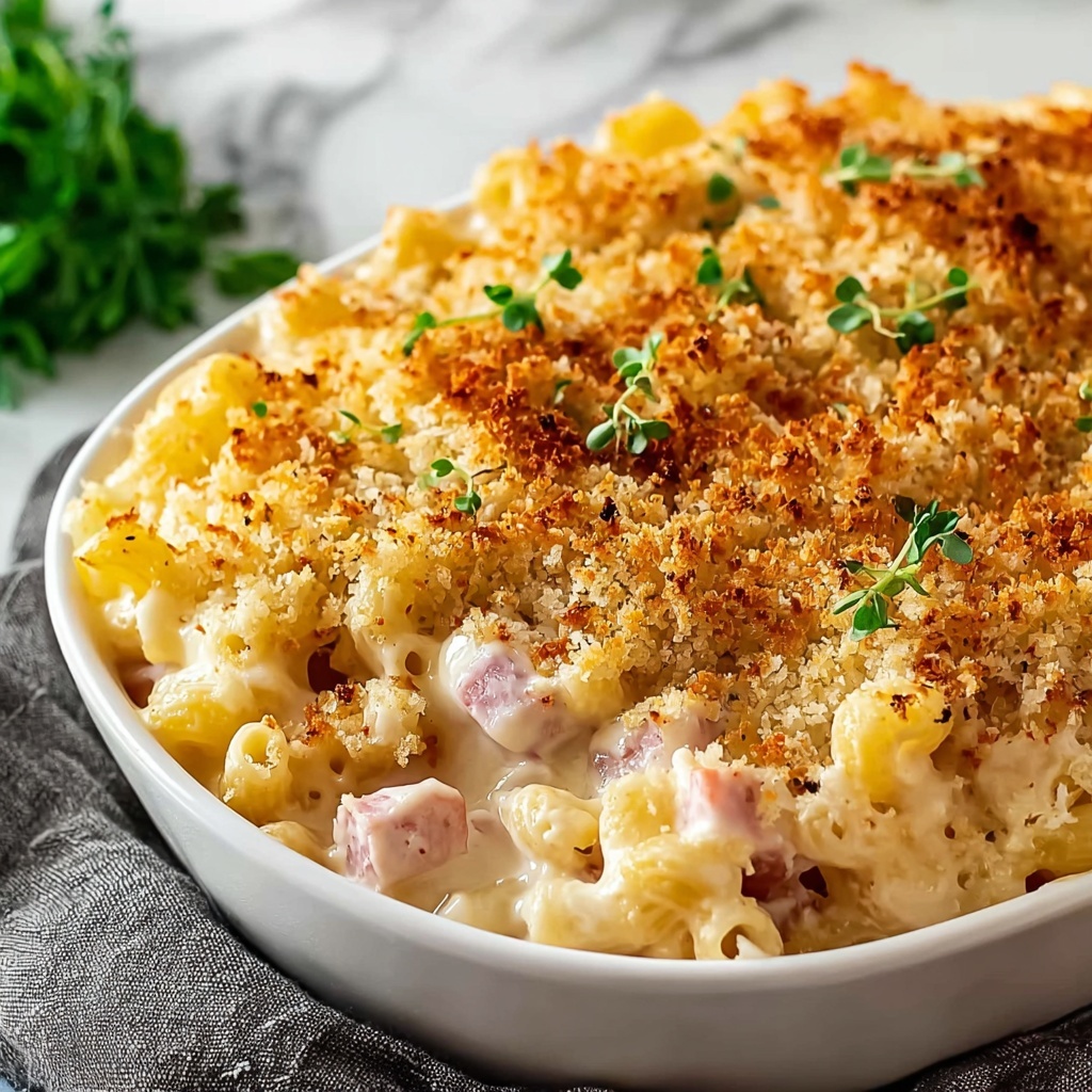 Irresistibly Comforting Chicken Cordon Bleu Casserole Recipe - Recipe Image