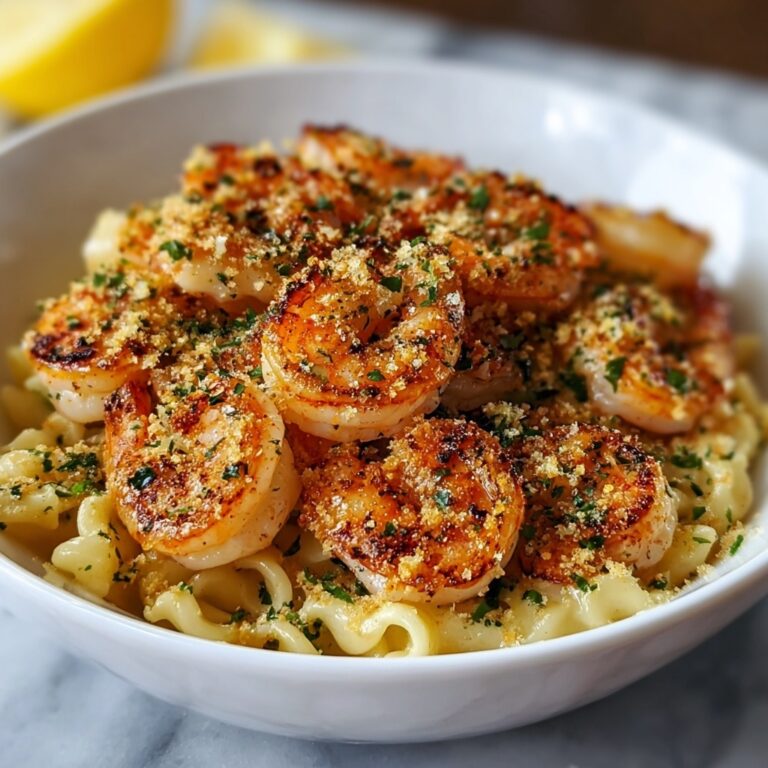 Creamy Garlic Parmesan Shrimp Pasta Recipe
