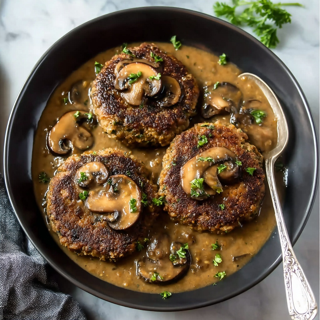 Irresistibly Tender Salisbury Steak with Mushroom Gravy Recipe - Recipe Image